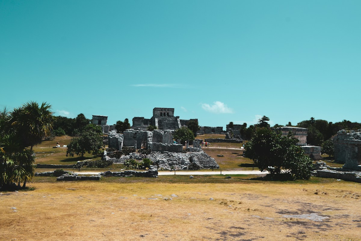 Mayan ruins at the Tulum archaeological site in Mexico